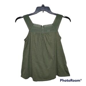Old Navy green sleeveless top woman size Small